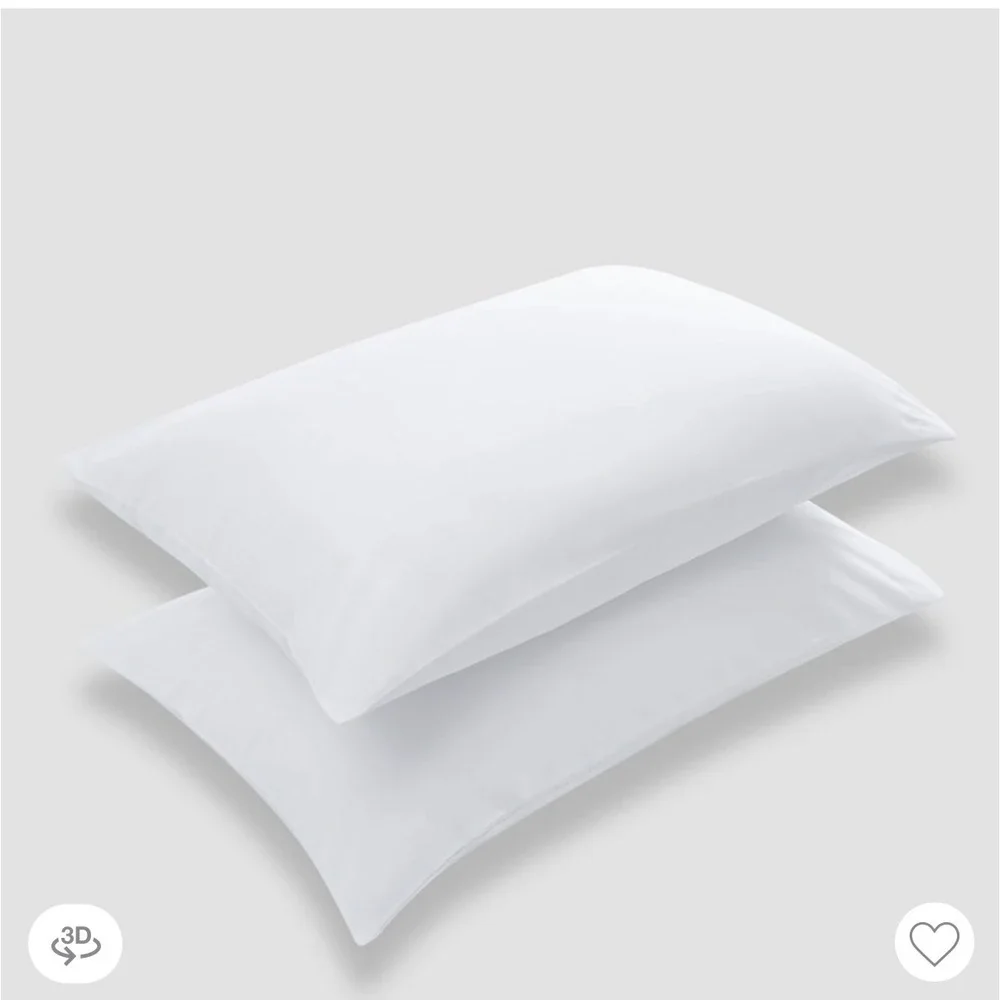 King Microfiber Pillowcase Set White - Room Essentials™: 170 Thread Count